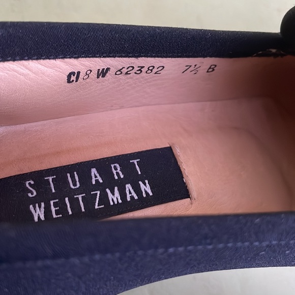 Vintage black/brown Stuart Weitzman canvas/patent leather loafers - Picture 12 of 16